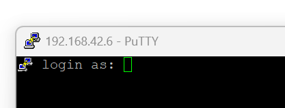 putty輸入賬號root
